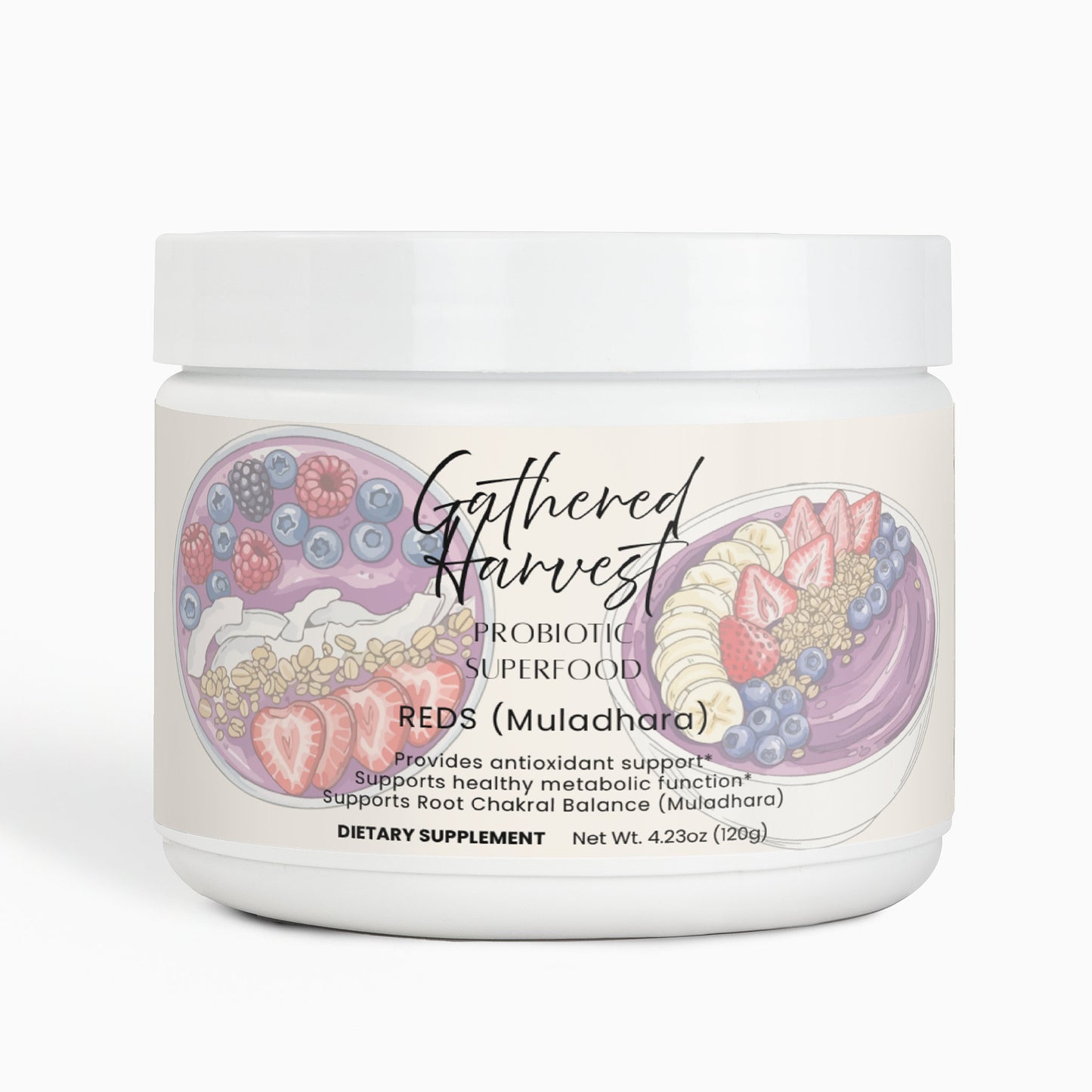 Gathered Harvest Probiotic Superfood - Reds (Muladhara)