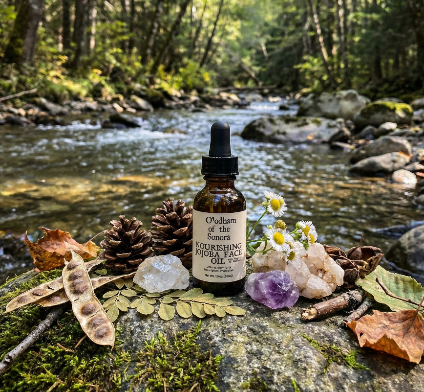 O'odham of the Sonora - Natural Skin Quench Jojoba Face Oil