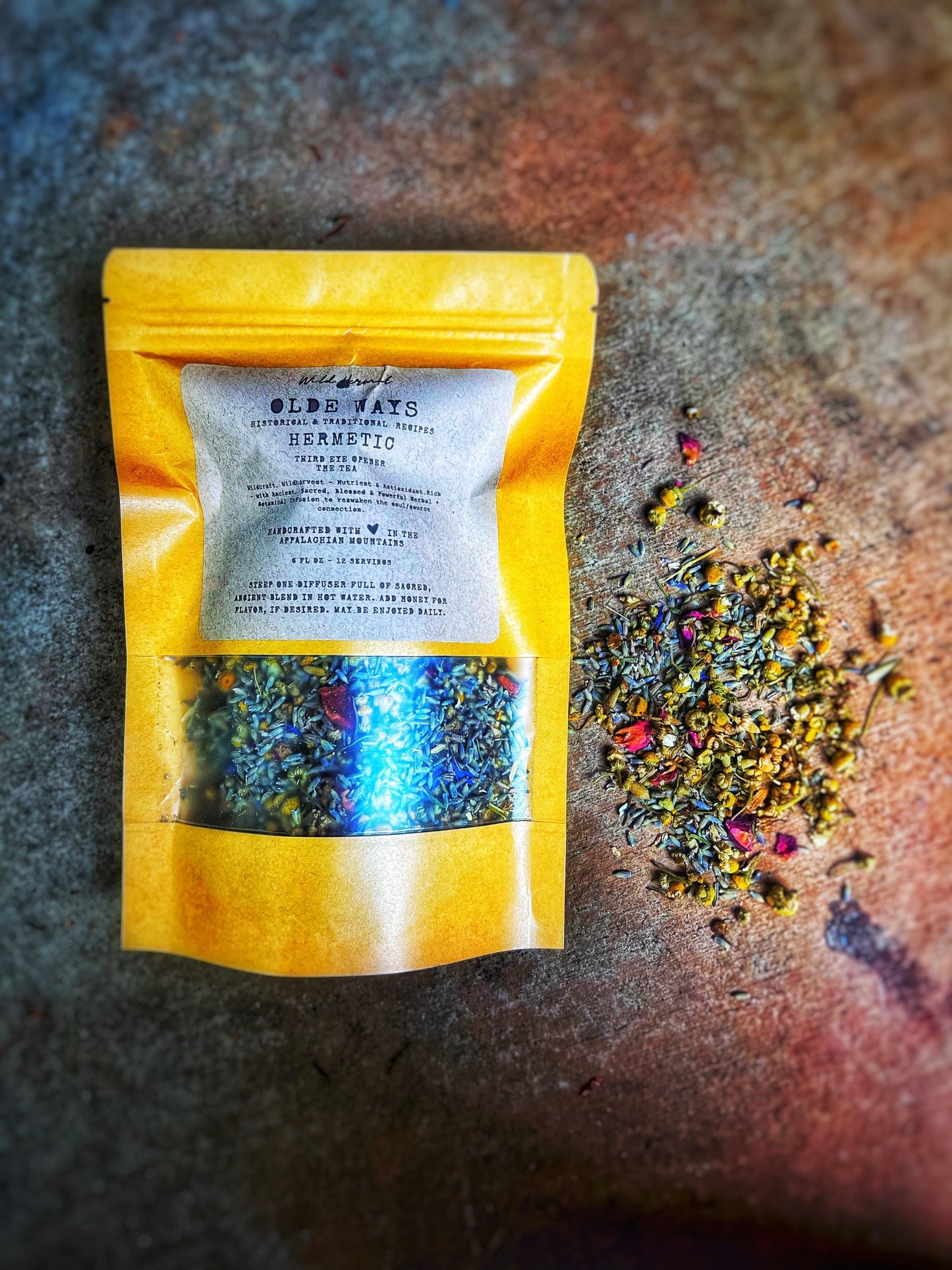Historical, Traditional Recipe Third Eye Tea | Herbal Blend | For Soul/Source Connection | Awaken | Pineal Decalc.