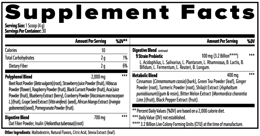 Gathered Harvest Probiotic Superfood - Reds (Muladhara)