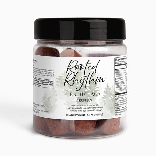 Rooted Rhythm Birch Chaga Truffles