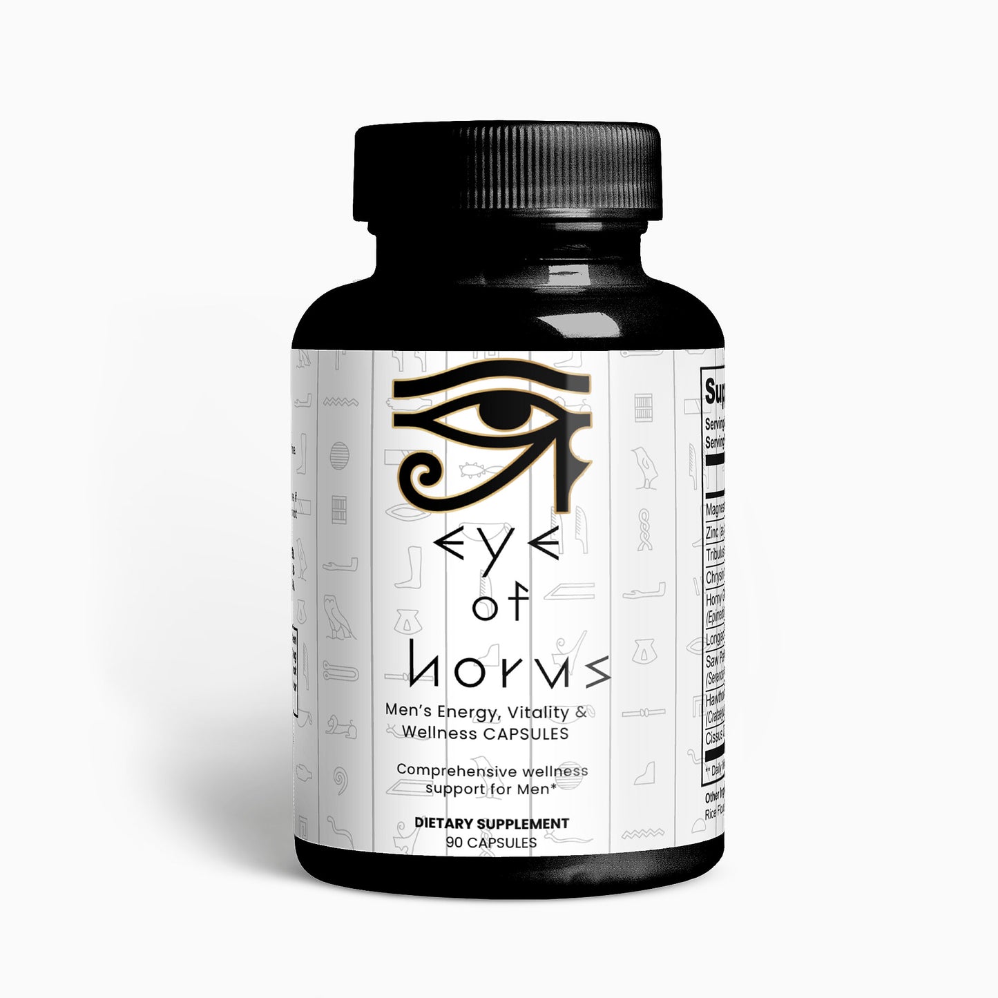 Eye of Horus Comprehensive Wellness Capsules for Men - For Energy, Vitality, Stamina, & Balance