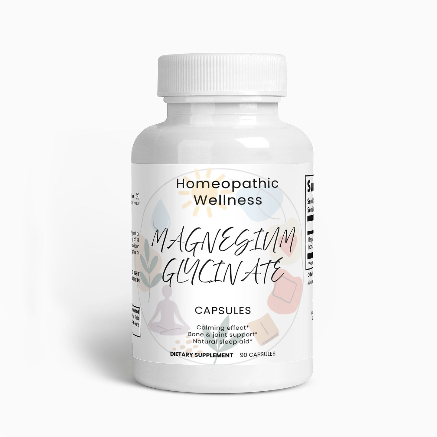 Homeopathic Wellness Magnesium Glycinate Capsules