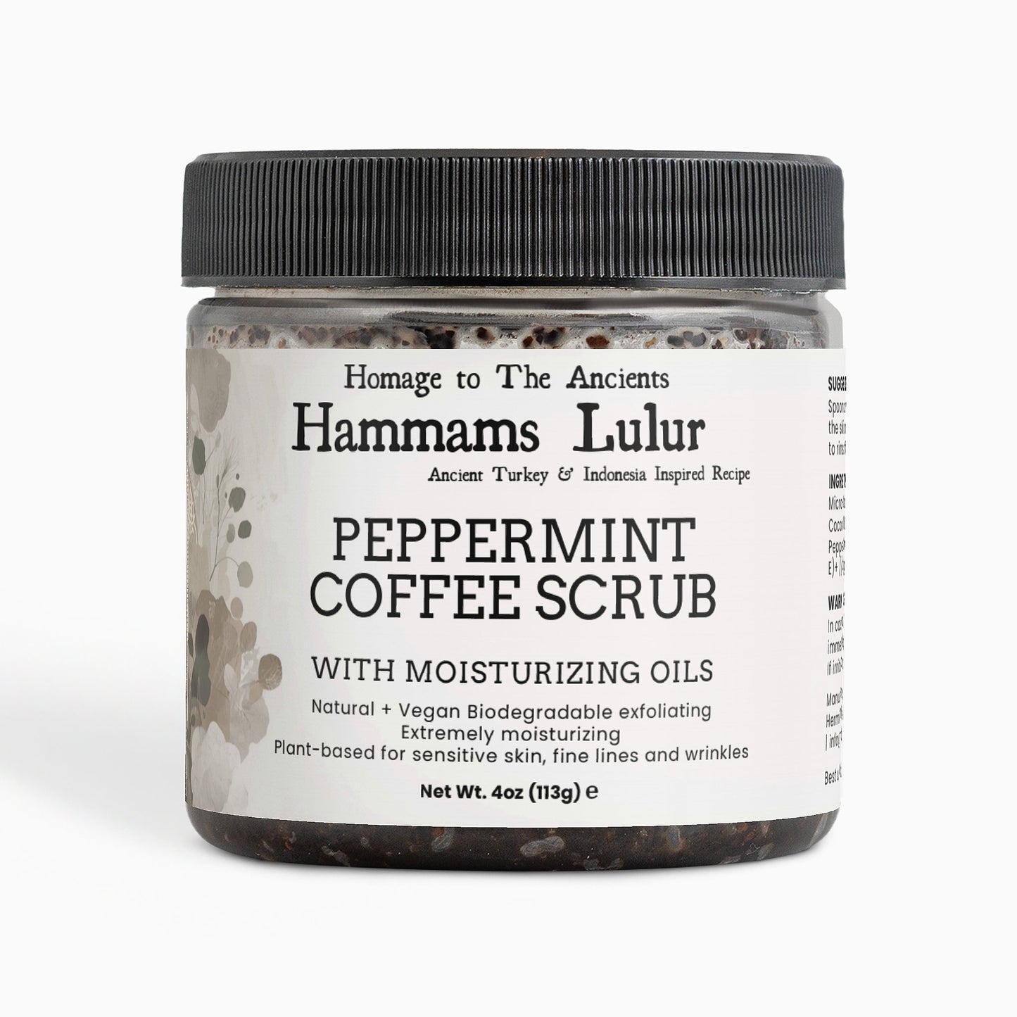 Hammams Lulur - All Natural Peppermint Coffee Scrub