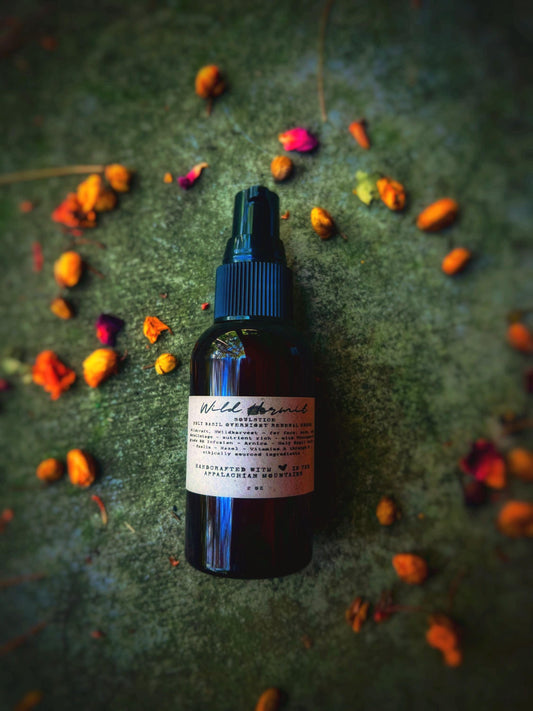 Holy Basil Overnight Renewal Serum: with Organic Tulsi | Anti-Aging Face Serum