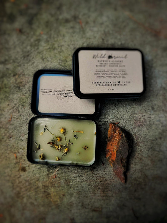 Pure Calendula + Cold Pressed Arnica Healing Salve: Nature's Alchemy SuperSalve with Colloidal Silver | Bentonite | Moderate Drawing