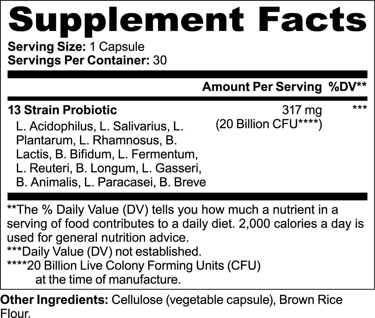 Embodied Wellness Probiotic | 20 Billion CFU