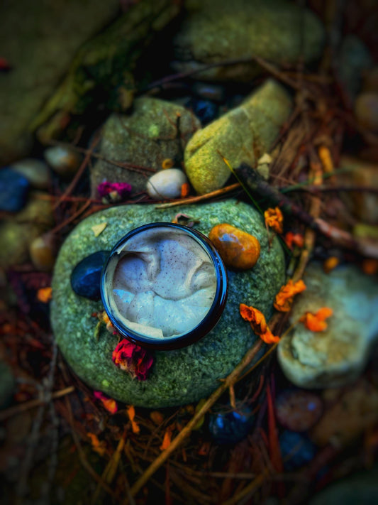 Holy Basil Facial Scrub: Plant Based Exfoliating Cleanser with Aloe | Tone and Tighten