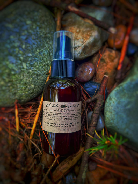 Holy Basil Overnight Renewal Serum: with Organic Tulsi | Anti-Aging Face Serum