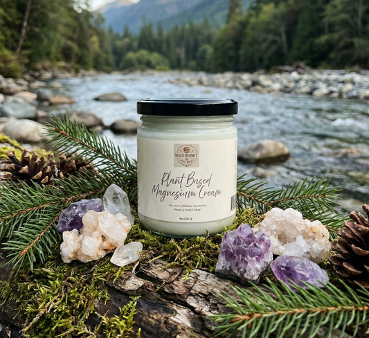 International Bestselling Plant Based Magnesium Cream | For Muscles, Joints | Anti-Inflam | With Plant Enzymes, Amino Proteins | 30,000ppm per jar | Vits A-E