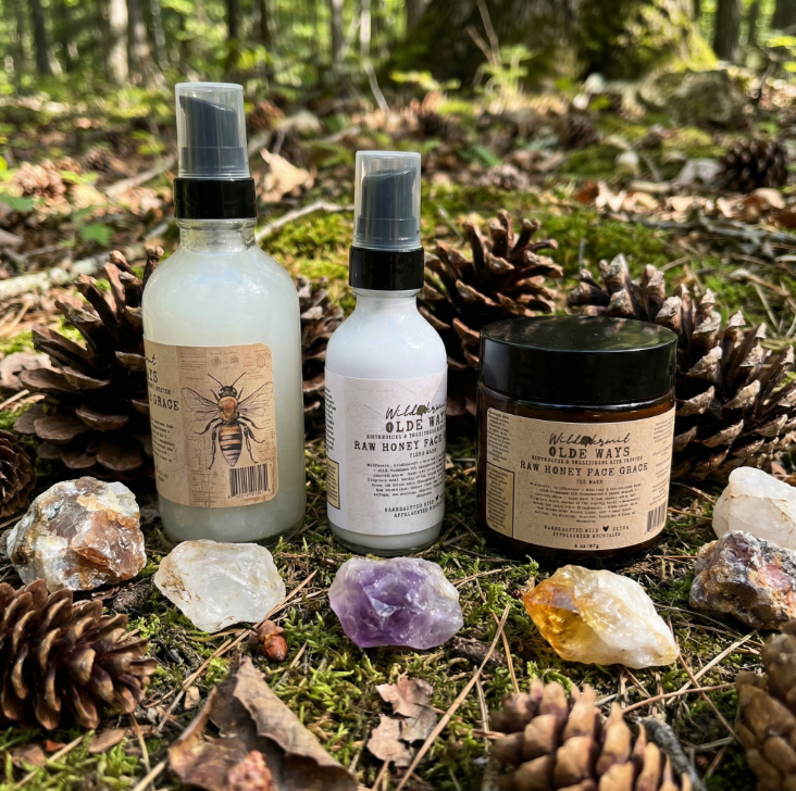 Raw Honey Face Grace Skincare Trio | Plant-Based with Aloe, Flax, Manuka, and Honey