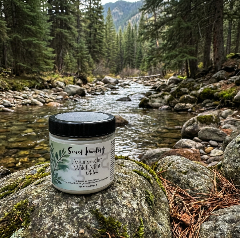 Sacred Knowledge आयुर्वेद Ayurvedic Wild Mint Soothe Creme