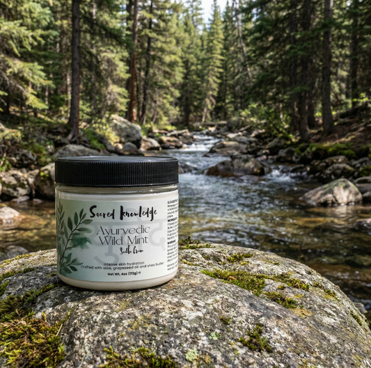 Sacred Knowledge आयुर्वेद Ayurvedic Wild Mint Soothe Creme