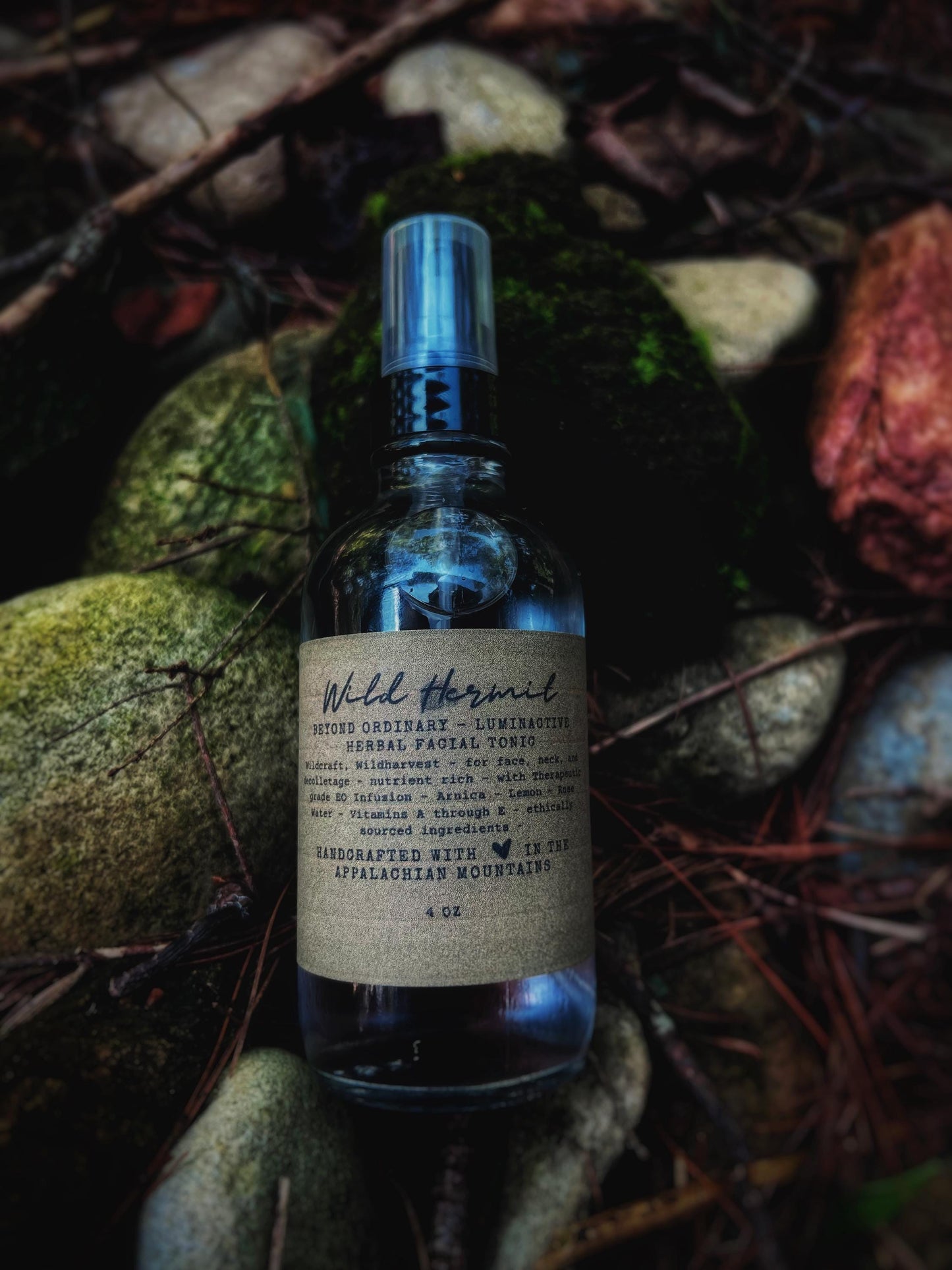 Luminactives Plant-Based Herbal Facial Tonic: with Irish Sea Moss, Carrageenan, and Aloe | Vitamin Rich