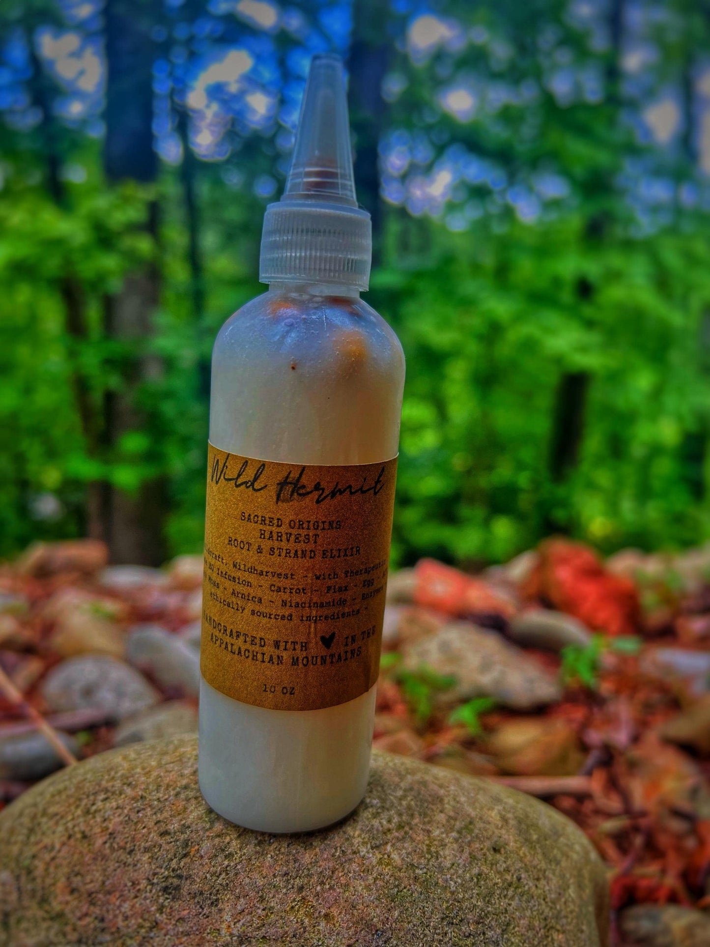 Simple Pure Rosemary Hair Rinse: Sea Moss, Flaxseed, Carrot - 4 oz | Root & Strand Growth Elixir
