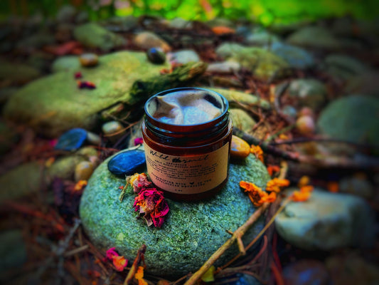 Holy Basil Facial Scrub: Plant Based Exfoliating Cleanser with Aloe | Tone and Tighten