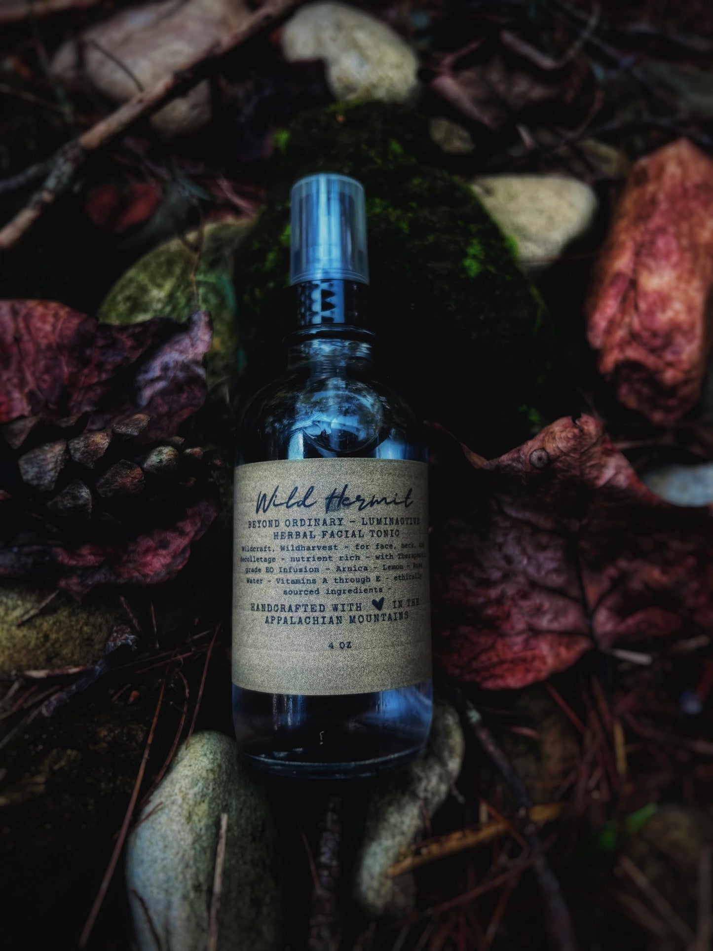 Luminactives Plant-Based Herbal Facial Tonic: with Irish Sea Moss, Carrageenan, and Aloe | Vitamin Rich