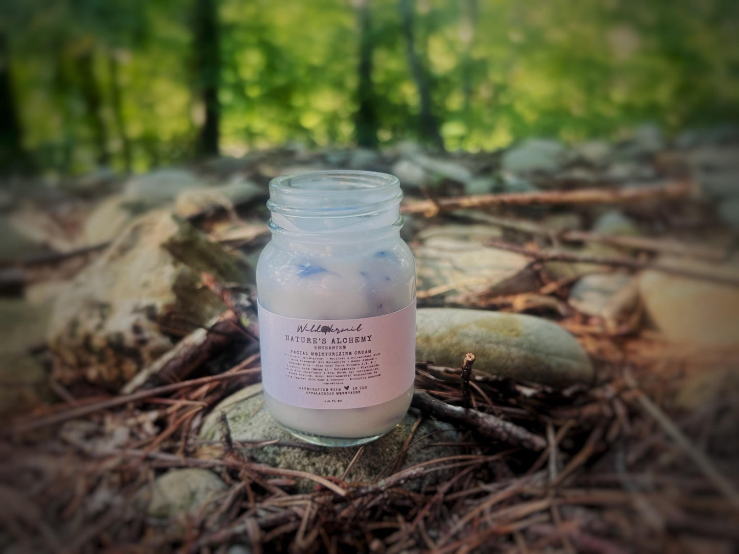 Enchanted | Plant Based Facial Moisturizer Cream: Blue Cornflower, Aloe, and Zinc